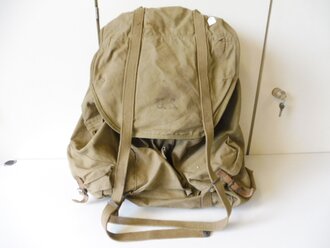 U.S. 1942 dated Mountain Troops rucksack, used, good , missing both  half a carrying strap