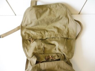 U.S. 1942 dated Mountain Troops rucksack, used, good , missing both  half a carrying strap