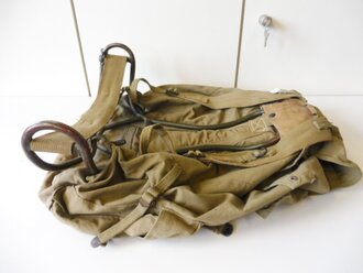 U.S. 1942 dated Mountain Troops rucksack, used, good , missing both  half a carrying strap