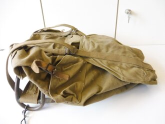 U.S. 1942 dated Mountain Troops rucksack, used, good , missing both  half a carrying strap