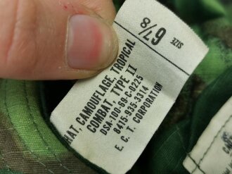 U.S. 1969 dated ERDL Boonie Hat, size 6 7/8 in unused condition