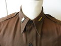 U.S.A.A.F. WWII Shirt, Officers, used, Schulterbreite 45 cm, Armlänge 66 cm