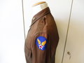 U.S.A.A.F. WWII Shirt, Officers, used, Schulterbreite 45 cm, Armlänge 66 cm