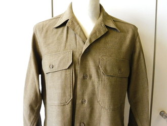 U.S. WWII Shirt, Flannel, OD, Schulterbreite 45 cm,...