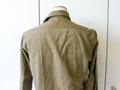 U.S. WWII Shirt, Flannel, OD, Coat style, special - with gas flap, Schulterbreite 43 cm, Armlänge 62 cm