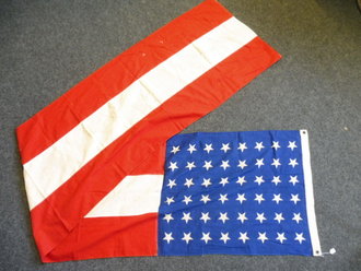 U.S. WWII 48star flag 62x 300cm, good condition