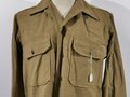 U.S. Jan 1945 dated Shirt, Flannel, OD, Coat style, special - with gas flap