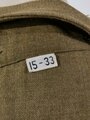 U.S. Jan 1945 dated Shirt, Flannel, OD, Coat style, special - with gas flap