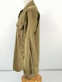 U.S. Jan 1945 dated Shirt, Flannel, OD, Coat style, special - with gas flap