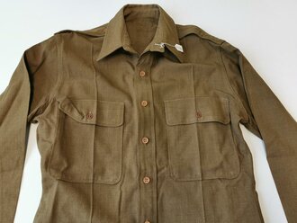 U.S. WWII Shirt, Flannel, Officers OD