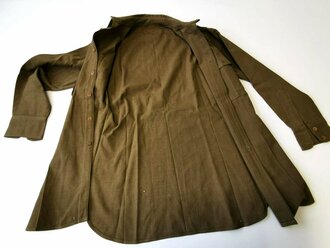 U.S. WWII Shirt, Flannel, Officers OD