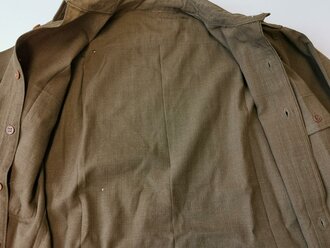 U.S. WWII Shirt, Flannel, Officers OD