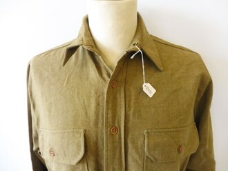 U.S. WWII Shirt, Flannel, OD