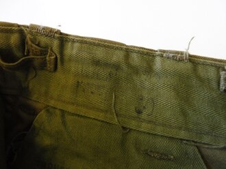 U.S.1950´s Trousers, Field, Cotton, OD