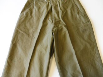 U.S.1950´s Trousers, Field, Cotton, OD