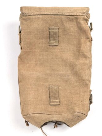 Belgien Armeegasmaske SACIC 1934 mit Filter in Bereitschaftstasche. Alles in gutem Zustand