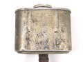 Belgien Armeegasmaske SACIC 1934 mit Filter in Bereitschaftstasche. Alles in gutem Zustand