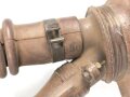 Belgien Armeegasmaske SACIC 1934 mit Filter in Bereitschaftstasche. Alles in gutem Zustand