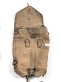 Belgien Armeegasmaske SACIC 1934 mit Filter in Bereitschaftstasche. Alles in gutem Zustand