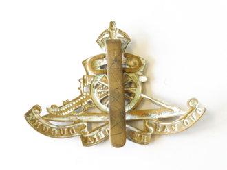 British WWII Royal Regiment of Artillery cap badge