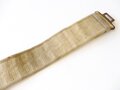 British WWII Pattern 37 belt, late war example with steel buckle and webbing loops, length of the belt is 92 cm