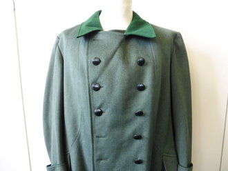 Mantel Reichsforstdienst datiert 1940, sehr guter Zustand Schulterbreite, Schulterbreite 44 cm, Armlänge 68 cm