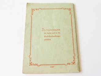 Liederbuch für Front und Heimat, kleinformat 62 Seiten