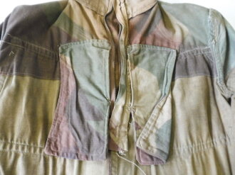 British WWII 2nd Pattern Denison smock ( 1944 model ) Well used, Schulterbreite 52 cm, Armlänge 53 cm