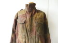 British WWII 2nd Pattern Denison smock ( 1944 model ) Well used, Schulterbreite 52 cm, Armlänge 53 cm