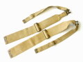 British WWII Pattern 37 Haversack shoulder straps, pair