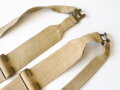 British WWII Pattern 37 Haversack shoulder straps, pair