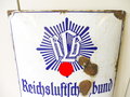 Emailschild " Reichsluftschutzbund Ortsgruppe Kreis Alfeld " 65 x 45cm