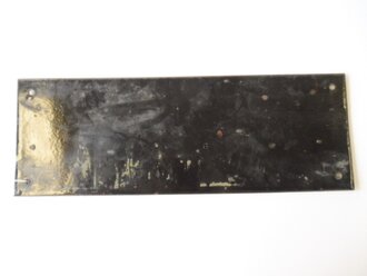 Emailschild " Zum Luftschutzraum " 42 x 14,5cm