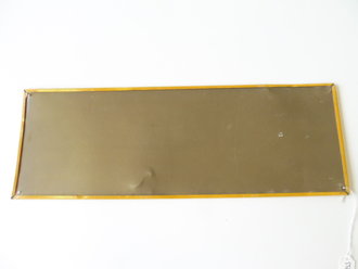 Blechschild " Luftschutzraum 8 Personen " Originallack,  42 x 15cm