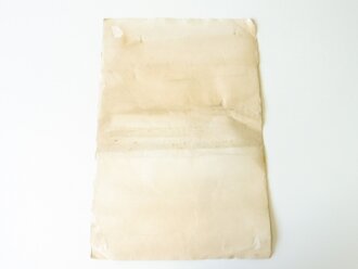 Luftschutz Haustafel aus Papier aus Solingen, Maße 33 x 50cm