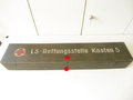 Transportkasten Luftschutz Rettungsstelle Kasten 5. Originallack, 20 x13 x 105cm