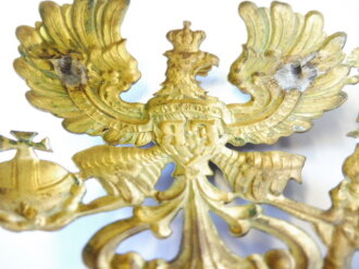 Preussen, Emblem für eine Pickelhaube für Mannschaften, angelaufenes Stück