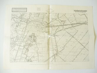 Deutsche Heereskarte Haarlem - Niederlande, Maße 33 x 46 cm