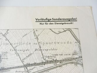 Deutsche Heereskarte Haarlem - Niederlande, Maße 33 x 46 cm
