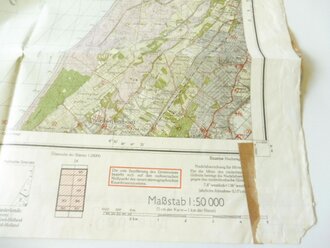 Topografische Karte der Niederlande - Hillegom, Maße 46 x 61 cm, beidseitig bedruckt