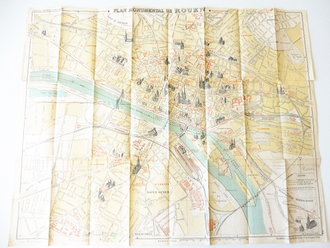 Französischer Stadtplan Monumental de Rouen, Maße 56 x 71 cm