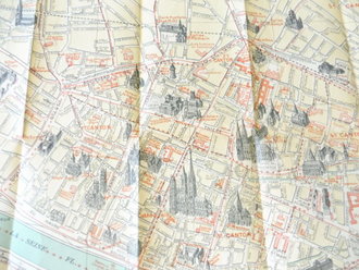 Französischer Stadtplan Monumental de Rouen, Maße 56 x 71 cm