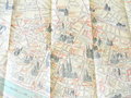 Französischer Stadtplan Monumental de Rouen, Maße 56 x 71 cm