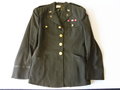 U.S. WWII, Nurses Jacket Service , Dark O.D. dated 4.April 1945. Good condition, Schulterbreite 40 cm, Armlänge 56 cm