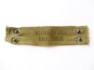 U.S. WWII or later, Nape strap for helmet liner, size...