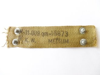 U.S. WWII , Nape strap for helmet liner, size Medium, khaki