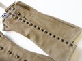 U.S. Army 1942 dated, named pair of Gaiters M-38, OD