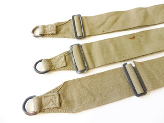 U.S. Army WWII, 3 x general purpose (mussette bag) strap