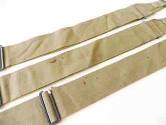 U.S. Army WWII, 3 x general purpose (mussette bag) strap