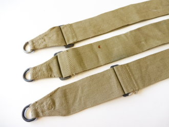 U.S. Army WWII, 3 x general purpose (mussette bag) strap